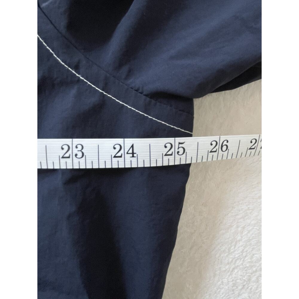 Nautica Men’s M Blue Purple White Colorblock Sailing Jacket Corduroy Nylon Hood - Picture 5 of 7